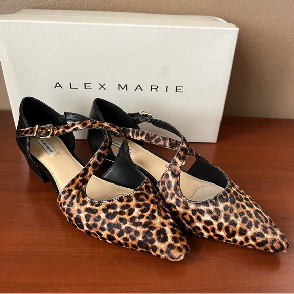 Alex Marie | Shoes | Nwt Alex Marie Carena Leopard Haircalf Ballet ...